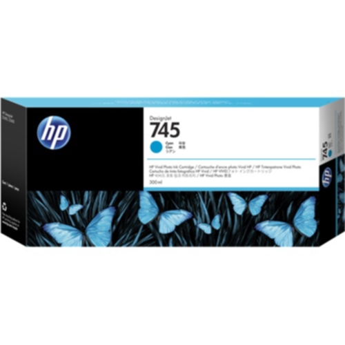 HP 745 Mustepatruuna syaani