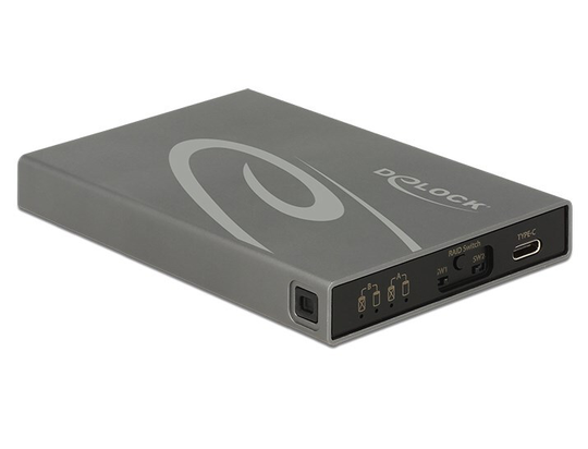 External Enc. 2xM.2 KeyB SSD>USB 3.1 Gen2 USB TypeC™ Fe