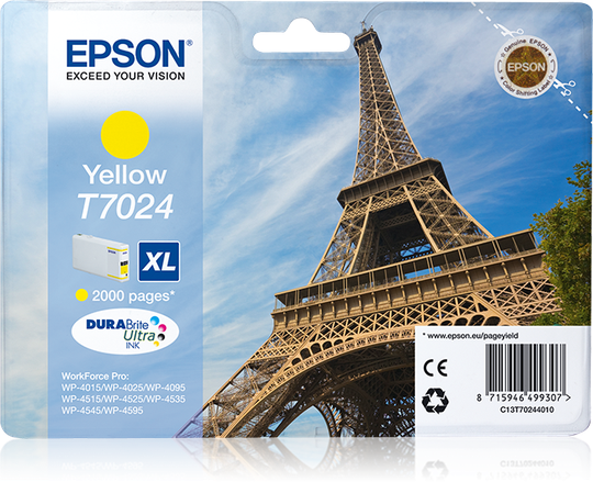 EPSON Cartridge XL Yellow For WP 4000