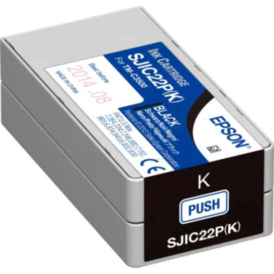 Epson SJI-C-22-P-(K) Mustepatruuna musta, 33 ml