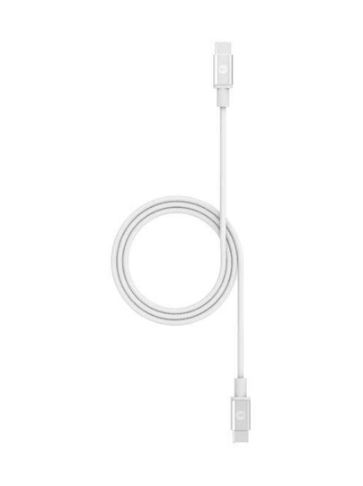 Usb-c to usb-c -kaapeli (valkoinen, 1,5 m)