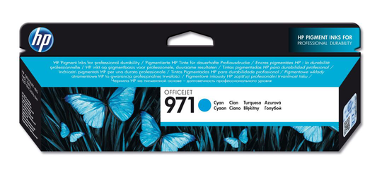 HP 971 Cyan Ink Cartridge