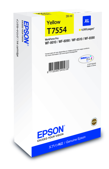 EPSON YELLOW WF-8XXX INK XL
