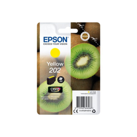 Epson 202 Mustepatruuna keltainen, 4,1 ml