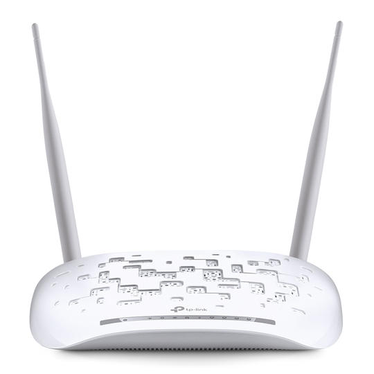 TD-W9970 300Mbps Wireless N ADSL2 Modem Router, USB, White