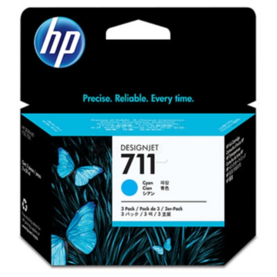 HP 711 Mustepatruuna syaani, 29 ml