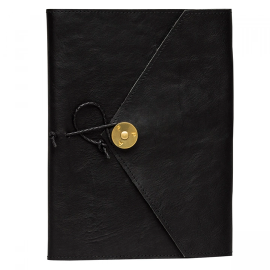 P.A.P Sweden Ulf Leather Notebook Black