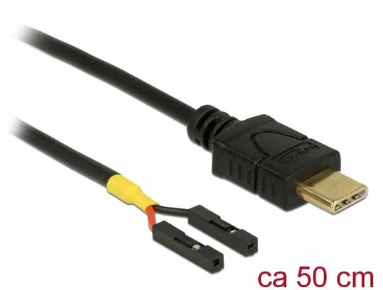 This USB Cable With Two Separate Female Pin Headers Can Be Used To Power Modules Or Devices Via An E