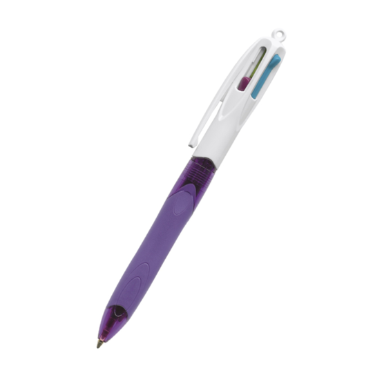 Kuulakynä BIC 4 Colour Grip Fashion, 12 kpl
