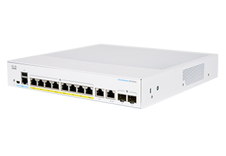 CBS350 Managed 8-port GE FPoE 2x1G Combo