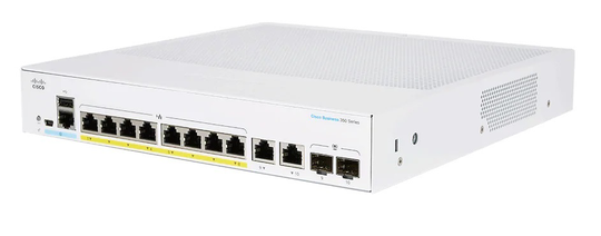 CBS250 Smart 8p GE PPoE Ext PS 2x1G Comb