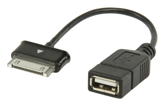 USB 2.0 A - Samsung 30-pin OTG datajohto 0.20 m