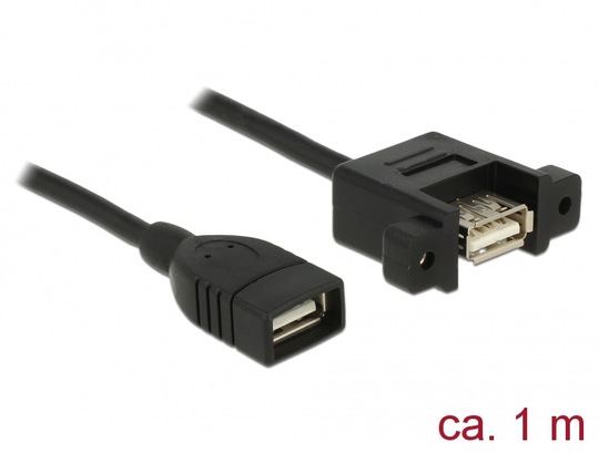 This Cable By Delock Can Be Used To Extend An USB Connection And To Connect Various Devices. The Fem