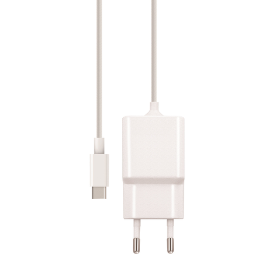 Maxlife MXTC-03 USB-C 2.1A fast charge seinälaturi valkoinen