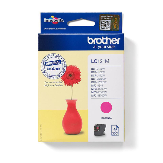 BROTHER LC121M Ink Magenta 300pages