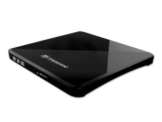 TRANSCEND SLIM PORTABLE DVD WRITER BLACK