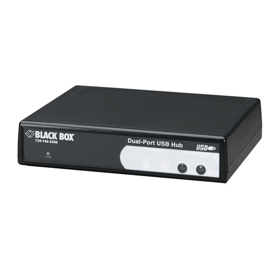 BLACK BOX USB TO RS232/422/485 CONVERTER - DB9, 2-PORT