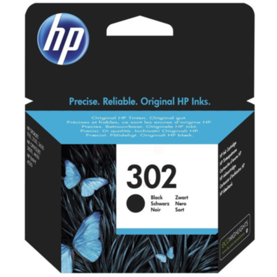 HP 302 Mustepatruuna musta, 190 sivua