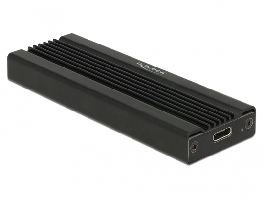 This Enclosure By Delock Enables The Installation Of An M.2 PCIe NVMe SSD In 2280, 2260, 2242 And 22