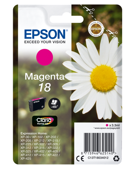 EPSON 18 Ink Cartridge Magenta