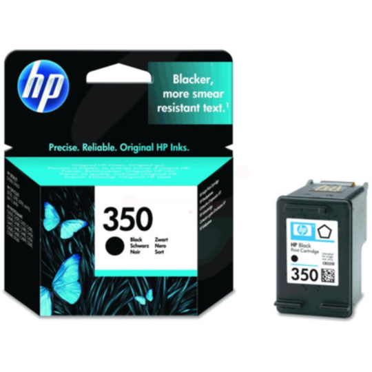 HP 350 Mustepatruuna musta, 200 sivua