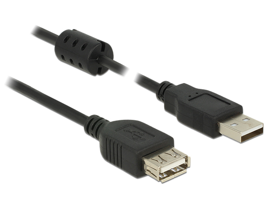This USB Cable By Delock Enables The Extension Of A USB 2.0 Connection.