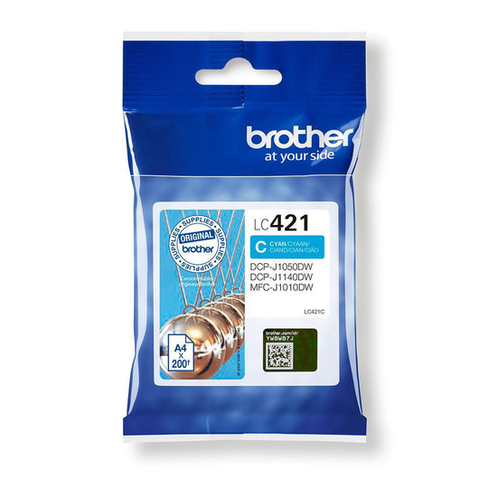 BROTHER 200-page Cyan Ink Cartridge