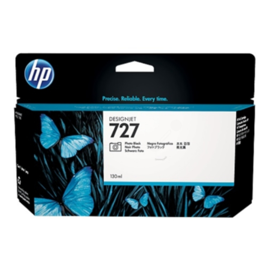 HP 727 Mustepatruuna valokuvamusta, 130 ml
