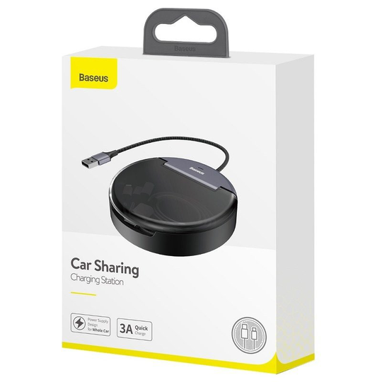 Baseus Car Sharing latausasema USB - Lightning + USB-C + Micro USB