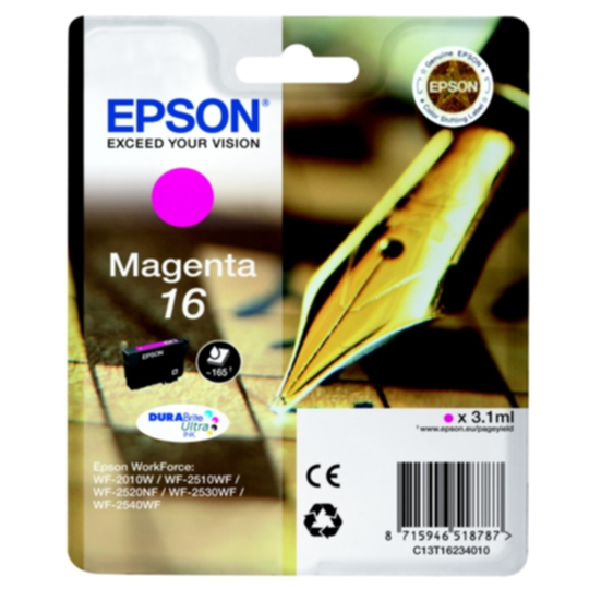 Epson 16 Mustepatruuna magenta, 165 sivua