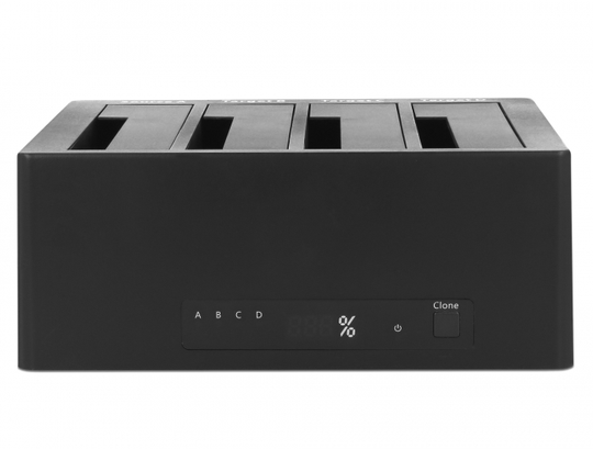 SuperSpeed USB 5 Gbps Docking Station For 4 X SATA HDD / SSD With Clone Function