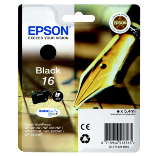 Epson 16 Mustepatruuna musta, 175 sivua