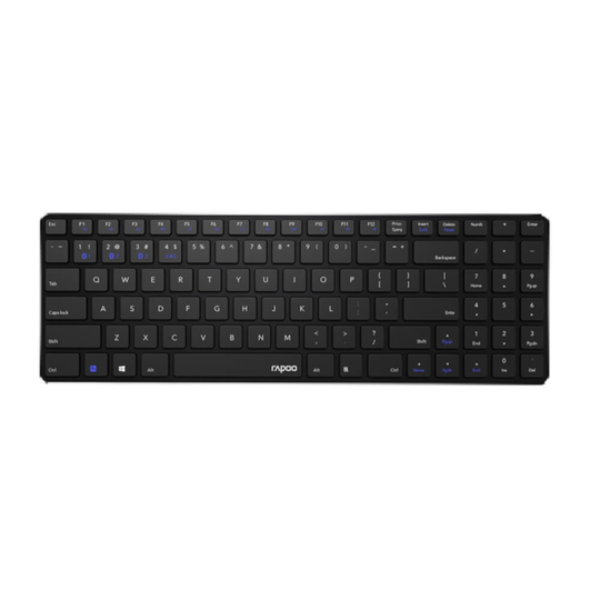RAPOO Näppäimistö E9100M Multi-Mode Langaton Musta