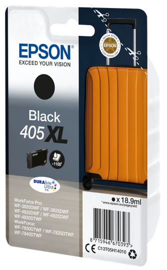 EPSON SINGLEPACK BLACK 405XL DURABRITE ULTRA INK