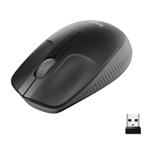 M190 Full-size Wireless Mouse - CHARCOAL