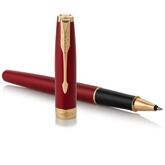 Parker Sonnet Punainen/Kulta Rollerball