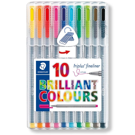 Staedtler Triplus Fineliner 10 setti