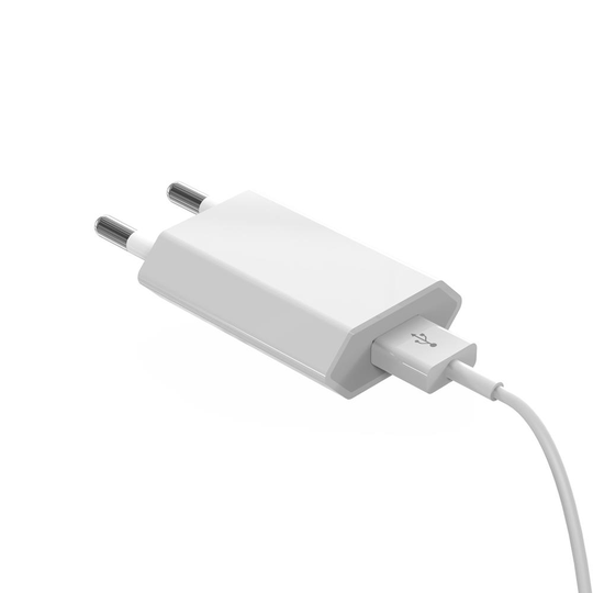 Devia Smart seinälaturi + Micro-USB 1A valkoinen