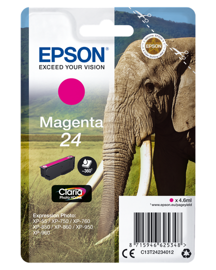 EPSON Ink Singlepack Magenta 24