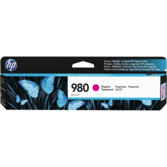 HP 980 Mustepatruuna magenta, 6600 sivua