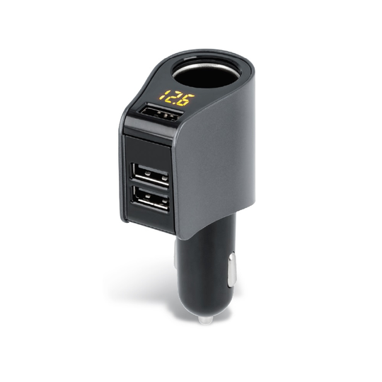 Forever CSS-04 Autolaturi / sovitin 3 x USB musta