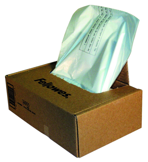 FELLOWES SHREDDER BAGS UP TO 165L (x50)