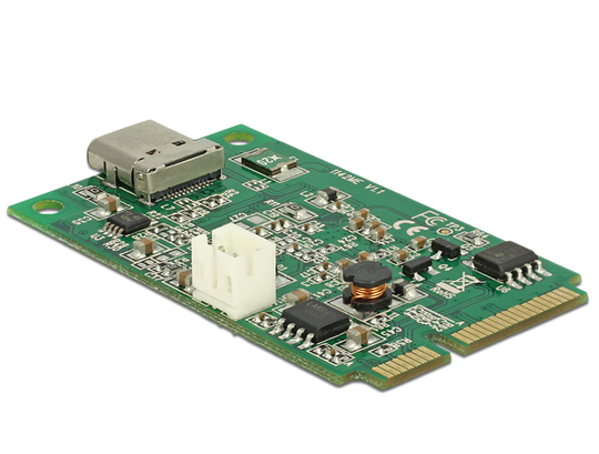 This Mini PCIe Module By Delock Expands The System By One Internal USB-C Port.NoteThis Item Does Not