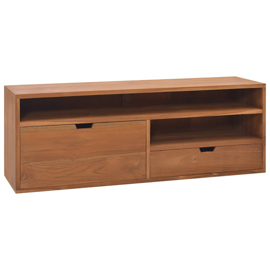 vidaXL TV-taso 110x30x40 cm täysi tiikki