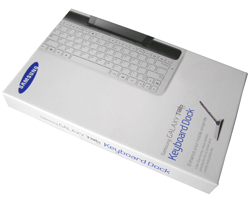 Näppäimistö QWERTY Samsung Galaxy Tab 7.7 - valkoinen (Alkuperäinen)