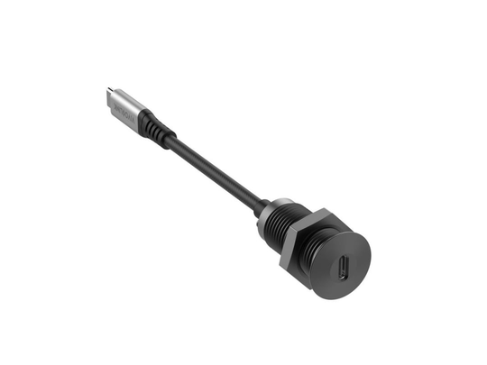VivoLink USB-C Desk Socket Black With
