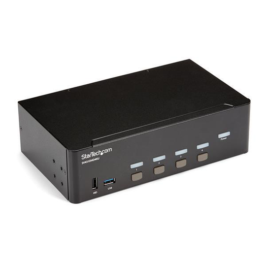 STARTECH HDMI KVM 4K30 Dual Display