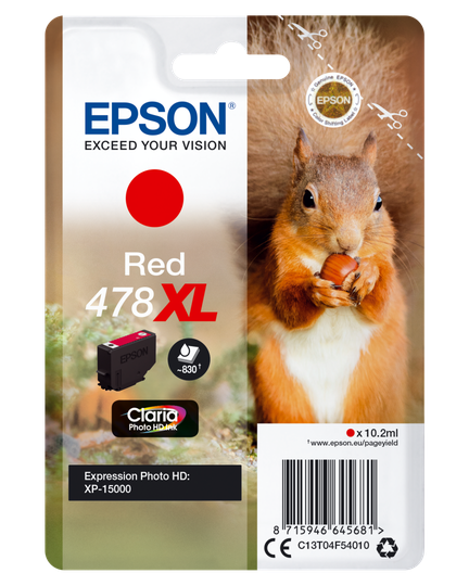 EPSON SQUIRREL 478 XL RED SINGLE