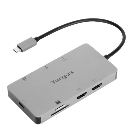 TARGUS® USB-C™ UNIVERSAL DUAL HDMI 4K DOCKING STATION WITH 100W POWER DELIVERY PASS-THRU