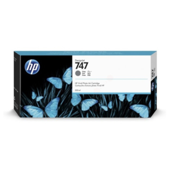 HP 747 Mustepatruuna harmaa 300 ml (P2V86A)